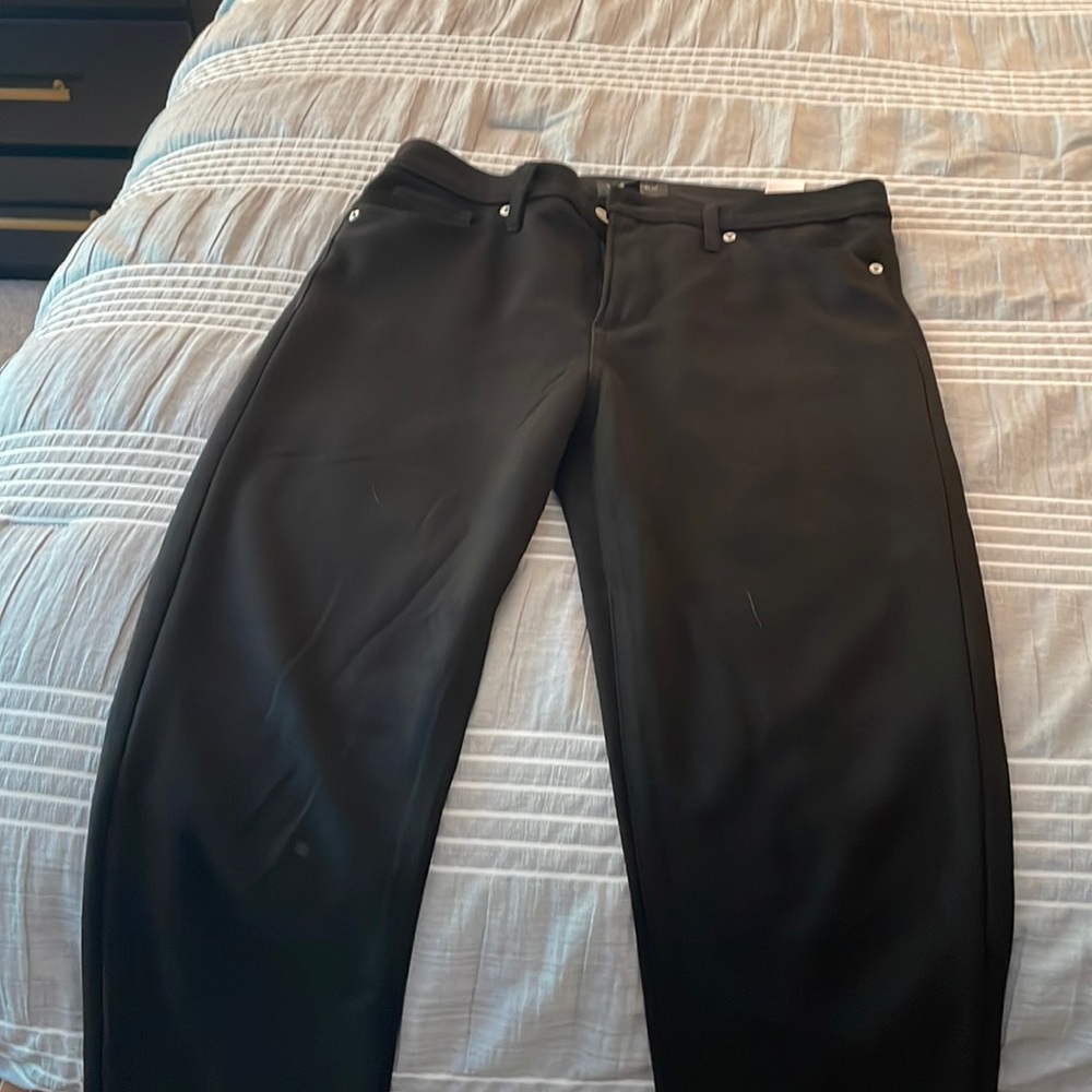 Banana republic Faux suede jhigh rise skinny jeans